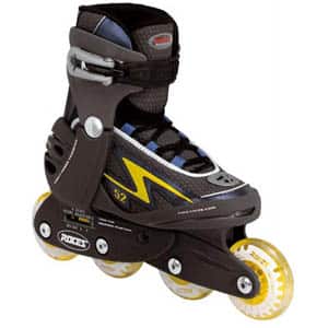 Roces Flash 1.0 lacets gris &#8211; jaune 2005 (fr)
