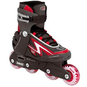 Roces Flash 1.0 lacets gris &#8211; rouge 2005 (fr)