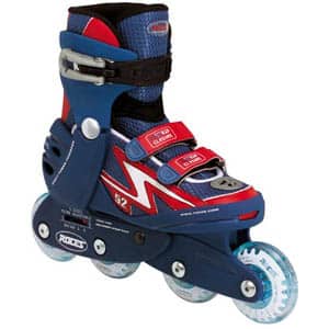 Roces Flash 1.0 velcros bleu &#8211; rouge 2005 (fr)
