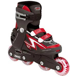 Roces Flash 1.0 velcros gris &#8211; rouge 2005 (fr)