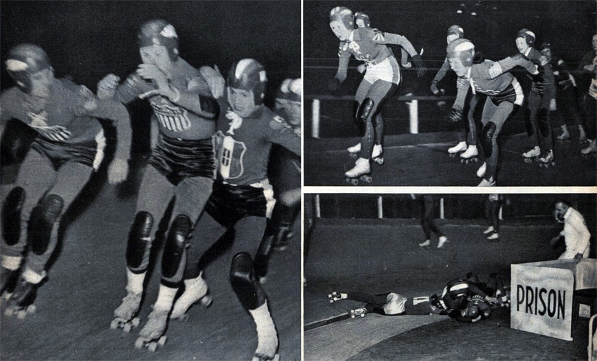 Les premiers matchs de roller catch à Paris en février 1939