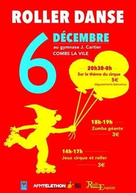 Soirée Roller Dance à Combs-la-Ville pour le téléthon 2014 (77)