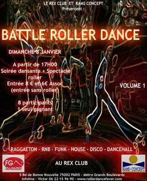 Première édition de la Roller Dance Fever 2006 à Paris (75)