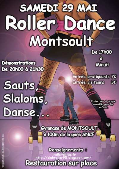 Soirée roller-disco 2010 à Monsoult (95)