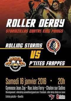 Roller derby : Rolling Storm VS P&rsquo;tites Frappes (71)