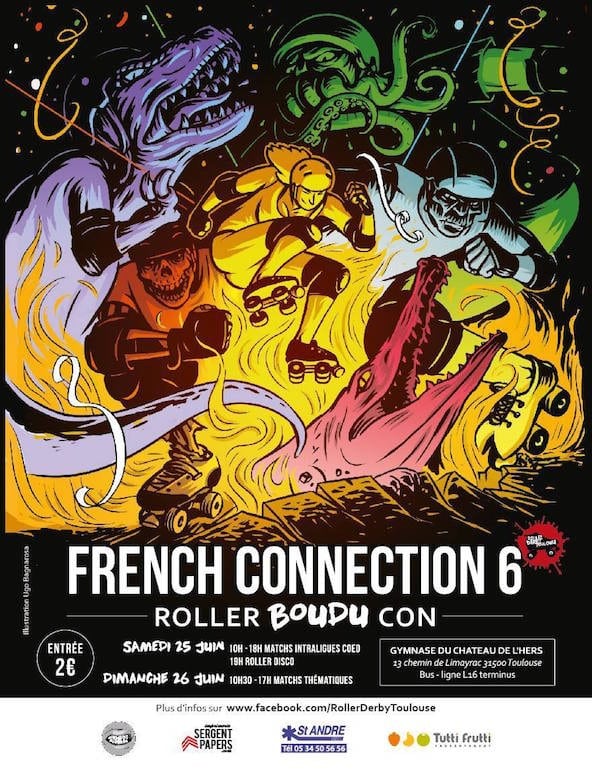 Roller-derby French Connection 2016 à Toulouse (31)