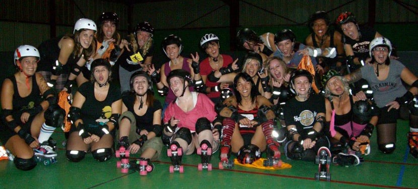 L'équipe de roller-derby de Narbonne : les Head Hunters