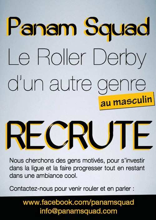 Une équipe masculine de roller-derby à Paris (75)