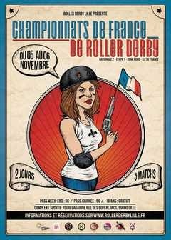 Résultats de la 1ère journée du championnat de France N2 Roller Derby 2016-2017 (zone Nord/Ile-de-France)