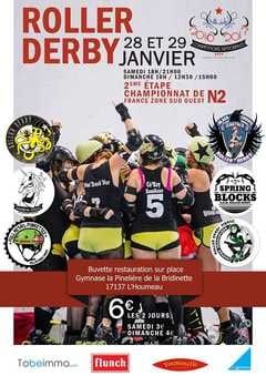 2ème journée du championnat de France N2 Roller Derby 2016-2017 (Zone Sud-Ouest)
