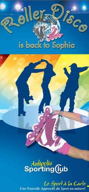 Roller disco à l' »Antipolis Sporting Club »