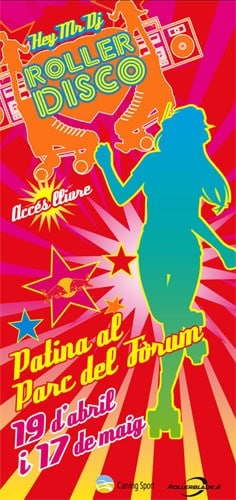 Soirée Roller Disco 2008 à Barcelone (Espagne)