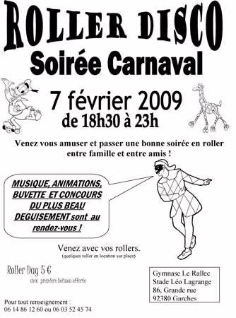 Soirée roller disco 2009 à Garches (92)