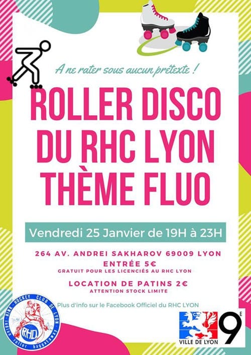 Soirée roller disco 2019 avec le RHC Lyon (69)