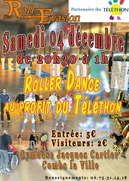 Soirée roller-dance 2010 à Combs-la-Ville (77)