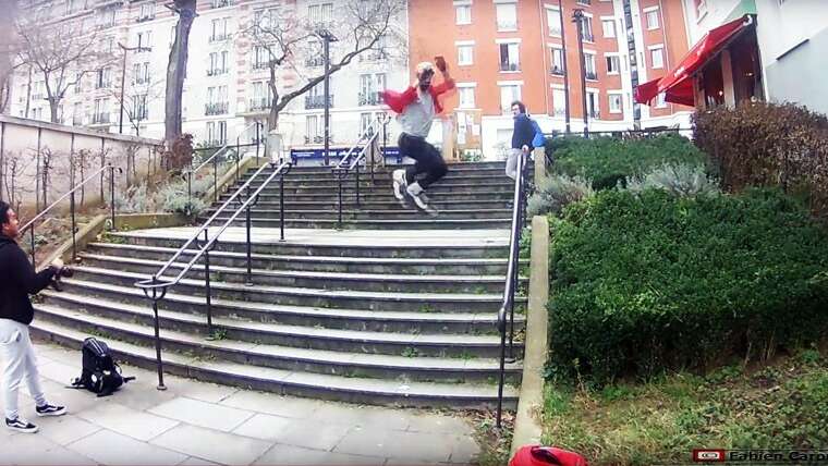 Session de roller freeride à Paris avec le club Freeskate Académie