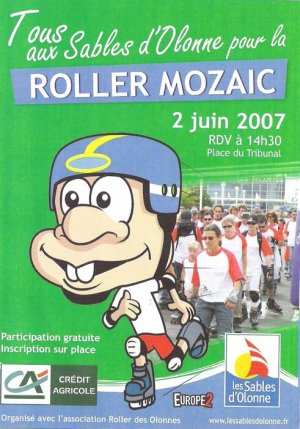 Randonnée Roller Mozaïc 2007 aux Sables d’Olonne (85)