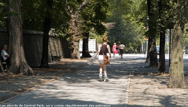 Faire du roller à New-York