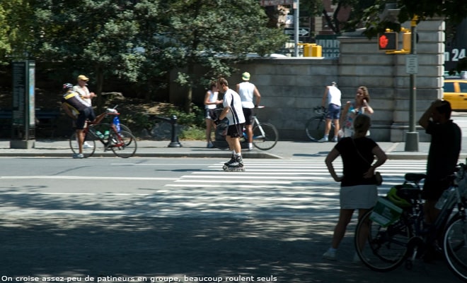 Faire du roller à New-York