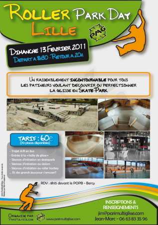 Roller Park Day 2011 avec PMG à Lille (59)