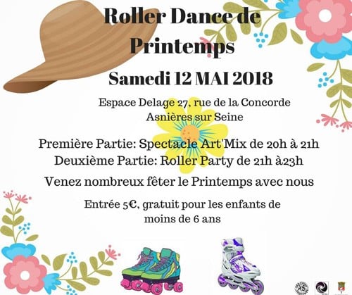 Roller dance de printemps 2018 à Asnières (92)