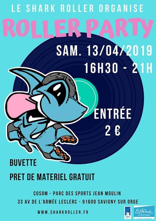 Soirée roller party 2019 à Epinay-sur-Orge (91)