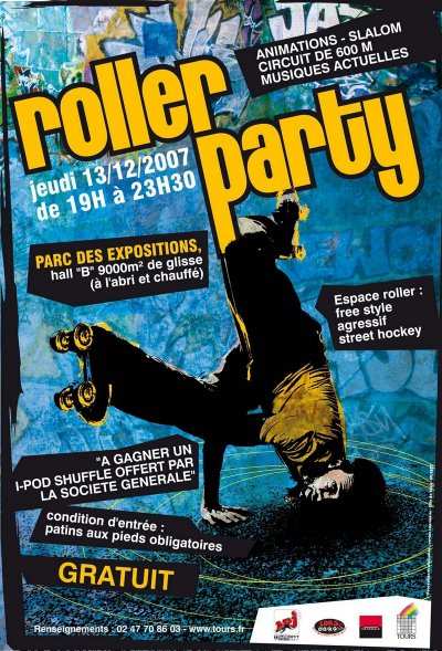 Roller Party 2007 à Tours (37)