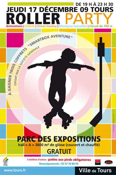 Roller Party 2009 à Tours (37)