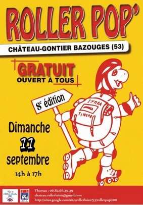 Randonnée roller Pop&rsquo; 2011 à Château-Gontier (53)