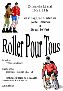 Journée « Roller pour tous » à Breuil-Le-Vert (60)