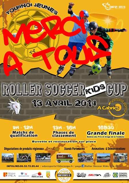 roller soccer kids cup 2014 remerciements