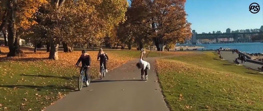 Voyage à Vancouver en Triskate avec Richie Eisler (Canada)