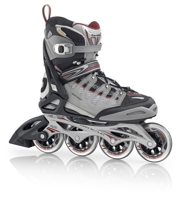 Rollerblade Crossfire 90 Silver Dark Red 2010 (fr)
