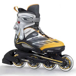 Rollerblade Micro II TFS argent/orange 2007 (fr)
