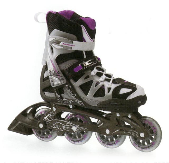 Rollerblade Sugar Free Saint-Tropez Noir Lilas 2008 (fr)