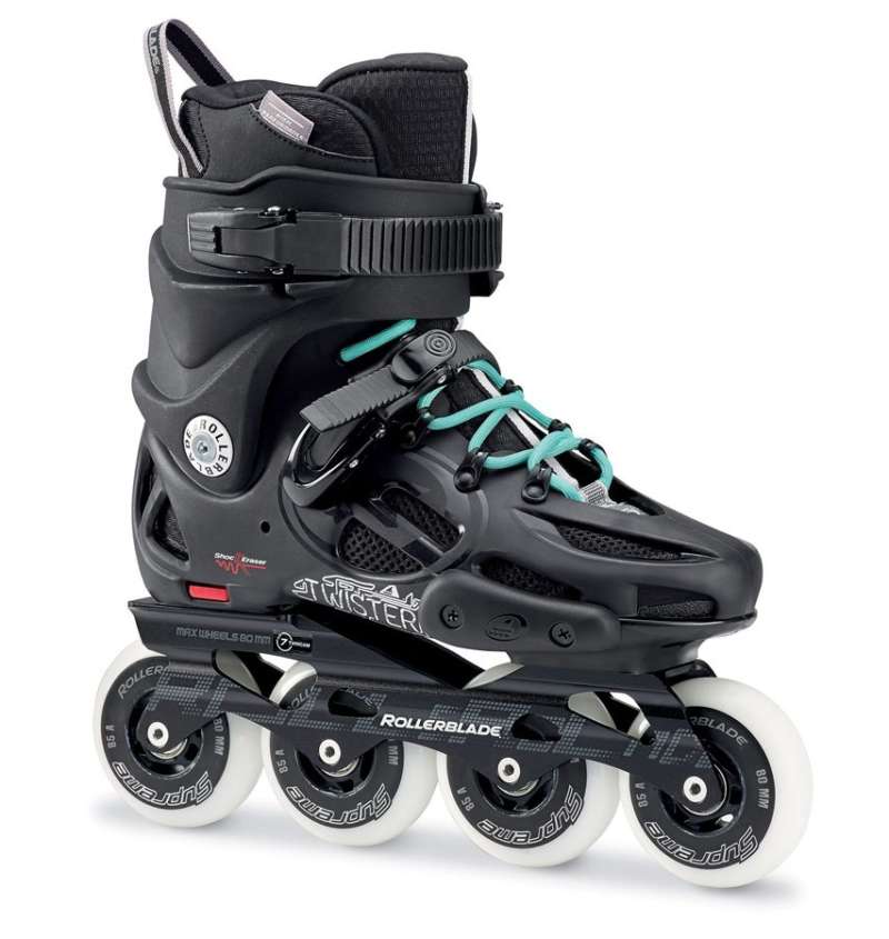 Rollerblade Hombres de Twister 80 Urban Skate, Negro/Gris Oscuro