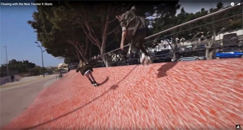 Le Rollerblade Twister X en édition limitée &#8211; séquence à Malaga (Espagne)