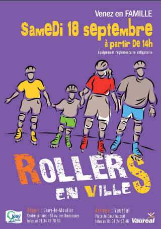 Randonnée roller 2010 de Jouy-le-Moutier à Vauréal (95)