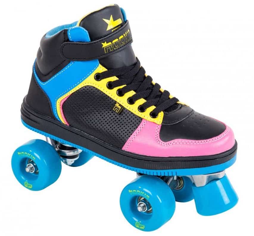 Rookie Hype Hi Top Trainer noir / bleu / rose / jaune 2016 (fr)