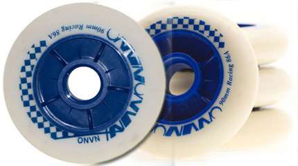 Test : roues roller Nano Racing 90 mm 86A