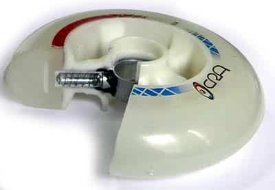 Roue de roller ocra Roue de roller ocra