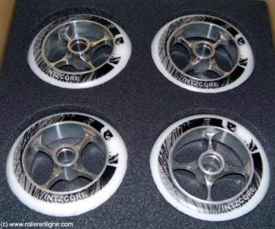 Matos : Roues 100mm aluminium Intzcore