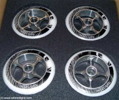 Matos : Roues 100mm aluminium Intzcore
