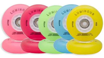 Test des roues roller Seba Luminous 80 mm 85A