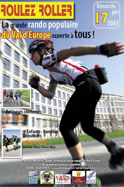 Grande randonnée roller populaire 2007 du Val d’Europe (77)