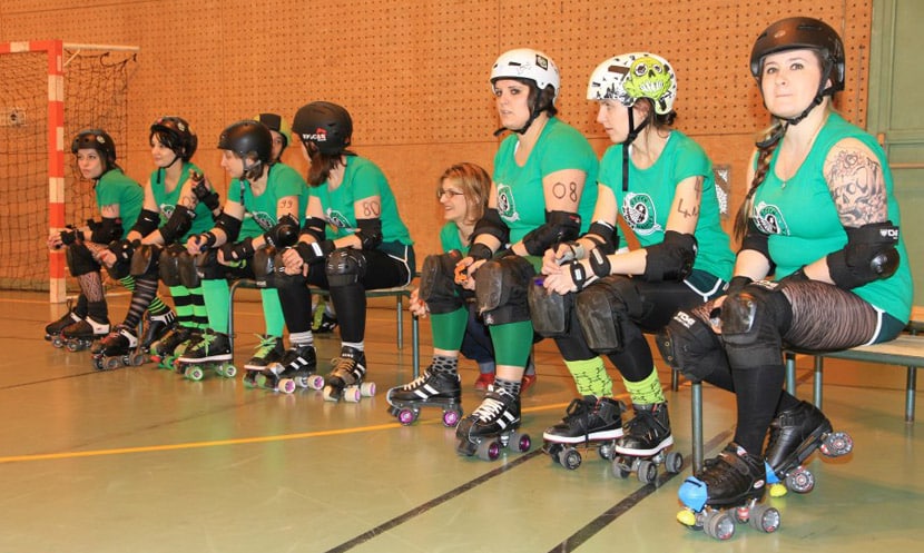 La section roller derby de Saint-Etienne Roller