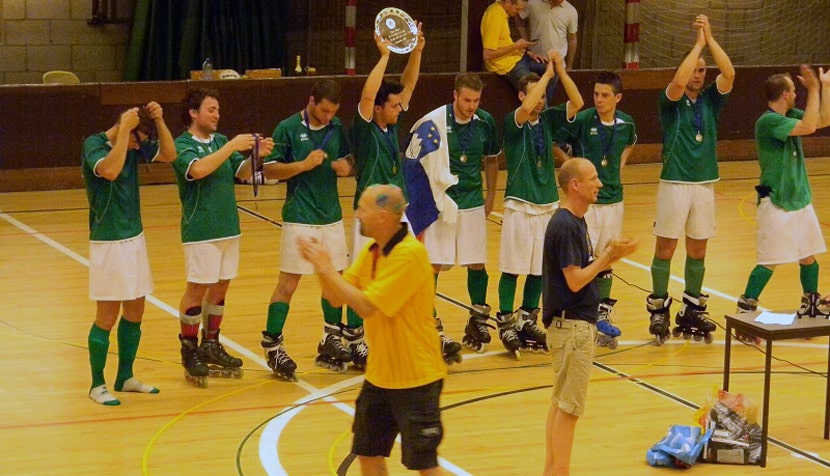 Samo Bagec, champion d'Europe de Roller Soccer