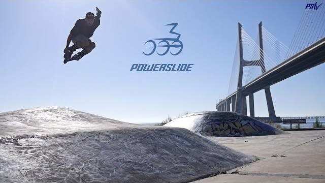 Session roller freeride avec Samuel Dias à Lisbonne (Portugal)