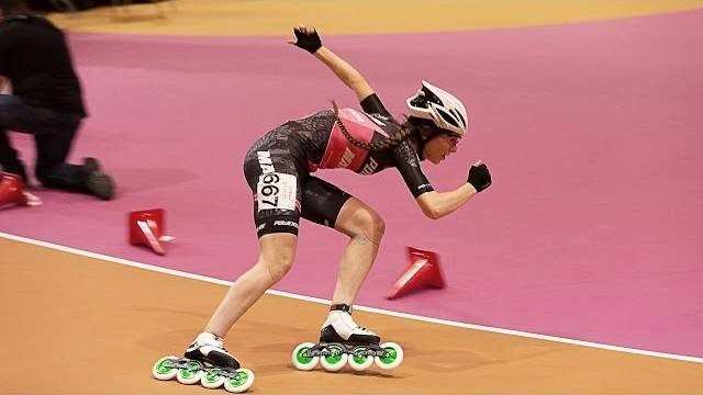 Sandrine Tas broke the 200m Dobbin Sprint record at the Arena Geisingen 2016