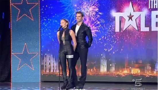 Sara Venerucci et Danilo Decembrini dans Italia&rsquo;s Got Talent